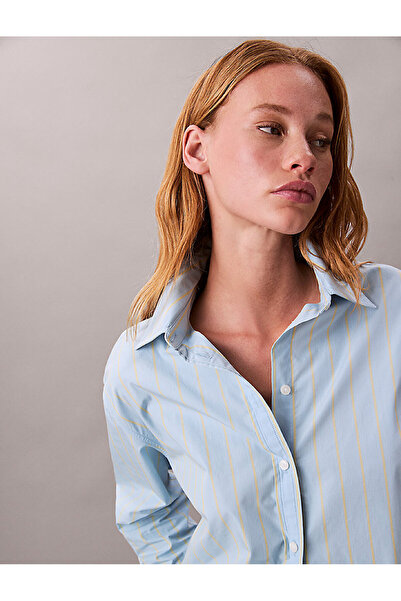 Calvin Klein Women's Stripe Relaxed Shirt