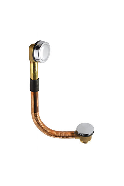 remer Sistem de scurgere pentru cadă Rubinetterie 96CC, clic-clack, cupru, G1...