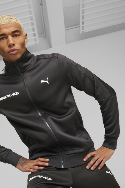 Puma , MAPF1 Zip-up Sweatshirt, Black, White, L