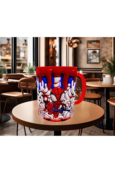 Mugs and love Örümcek adam spider man baskı porselen kupa