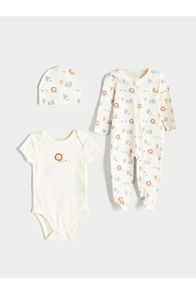 LC Waikiki Printed Baby Boy Hospital Discharge Set (W5)