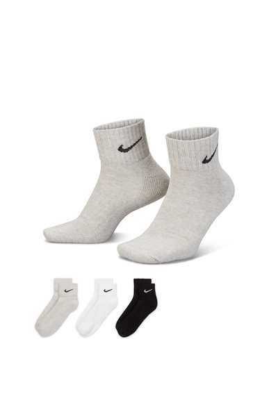 Nike U Nk V Cush Ankle Socks- 3P Value S