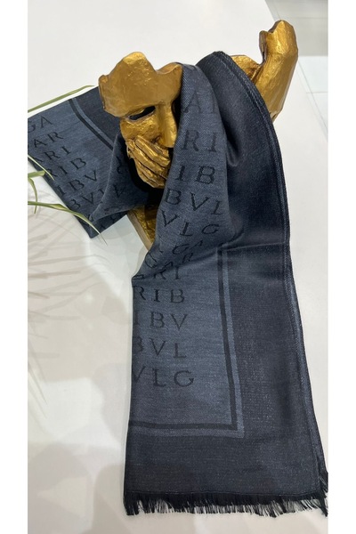 eminebaşaran Якісний односторонній шовковий шарф з вовни