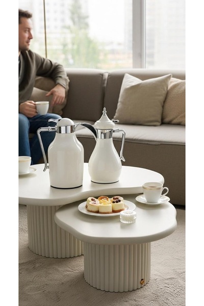 Generic 1 liter/700 ml tea and coffee thermos set