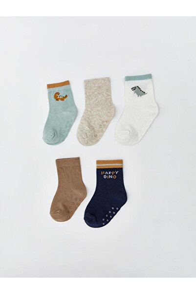LC Waikiki Patterned Baby Boy Socks 5-Piece (W5)