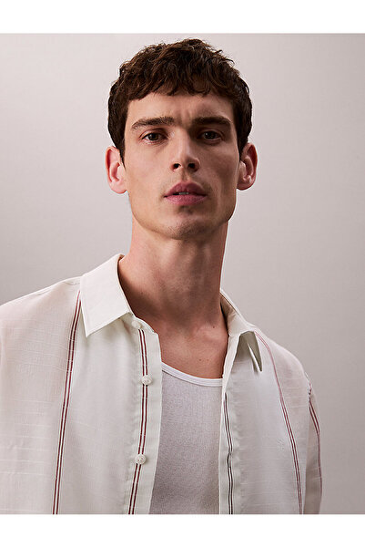 Calvin Klein Men's Cotton Nylon Relax Shirt