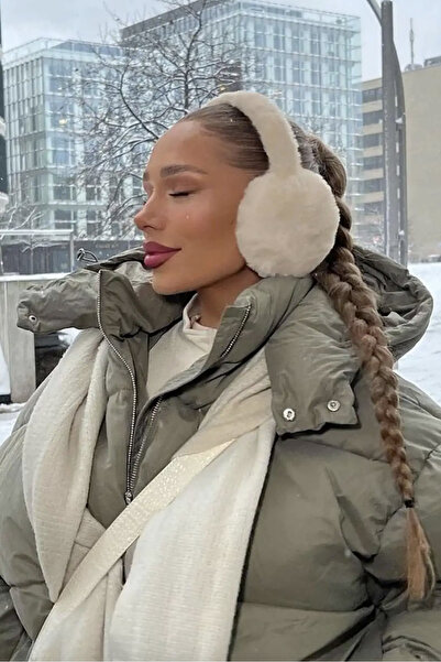 Genel Markalar KREM RENK YUMUŞACIK PELUŞ KULAKLIK