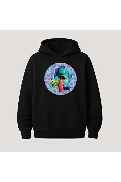 SVART WEAR Дългоръкава суитшърт с качулка от памук с джобове тип кенгуру и пр...