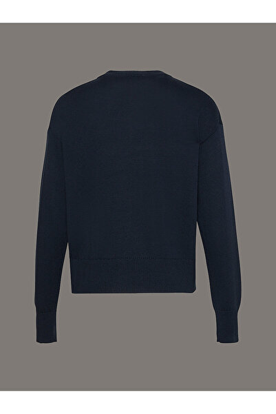 Calvin Klein Kadın Cotton Graphic Kazak