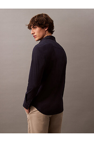 Calvin Klein Men's Solid Stretch Slim Shirt