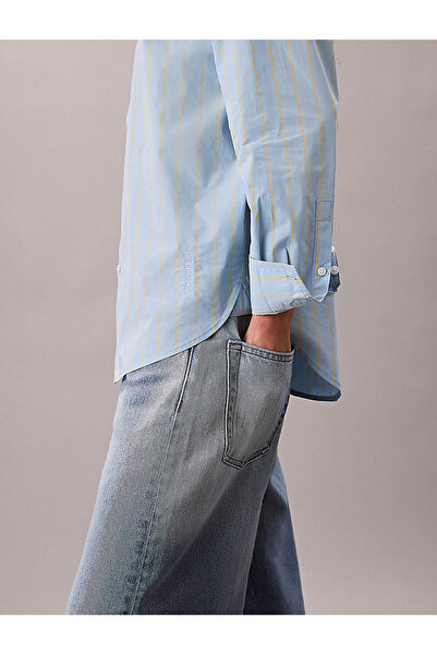 Calvin Klein Women's Stripe Relaxed Shirt