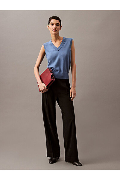 Calvin Klein Women's Soft Crepe Pleated Pants