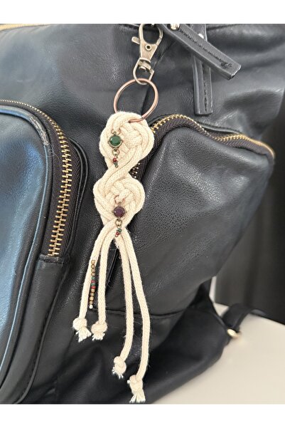 Nimet Abla Butik Bag Charm Handmade with Stones