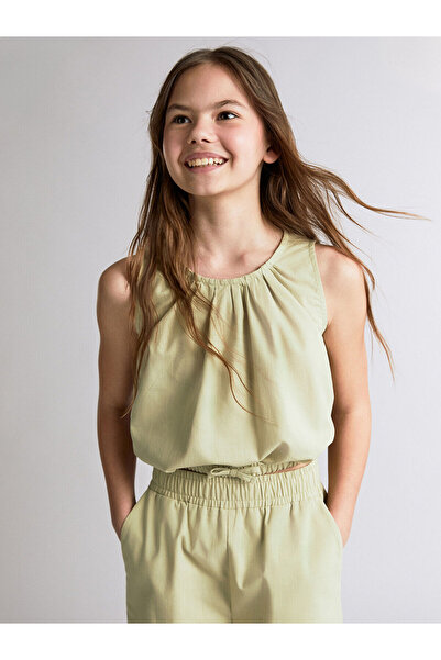 LC Waikiki Bluză pentru fete Özmarka, nou sezon, cu decolteu tip crew