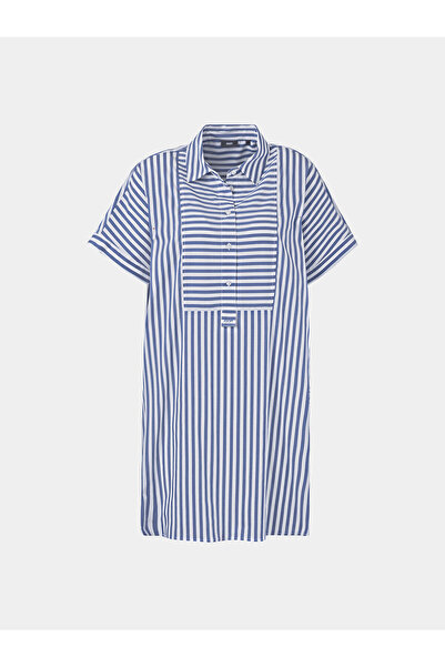 Joop Γυναικείο Φόρεμα-Πουκάμισο 30041716 Μπλε