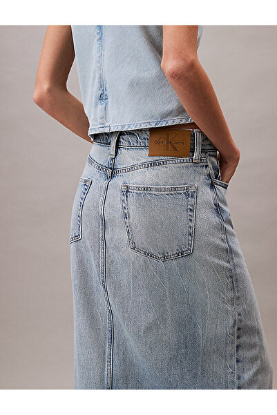 Calvin Klein Women's Denim Maxi Skirt