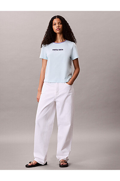 Calvin Klein Women's Retro Logo Graphic T-Shirt