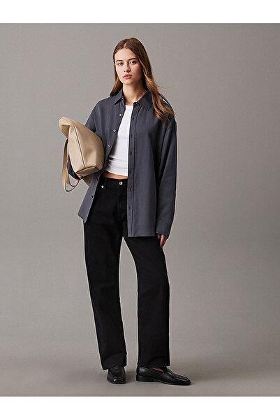 Calvin Klein Women's Long Dad Shirt