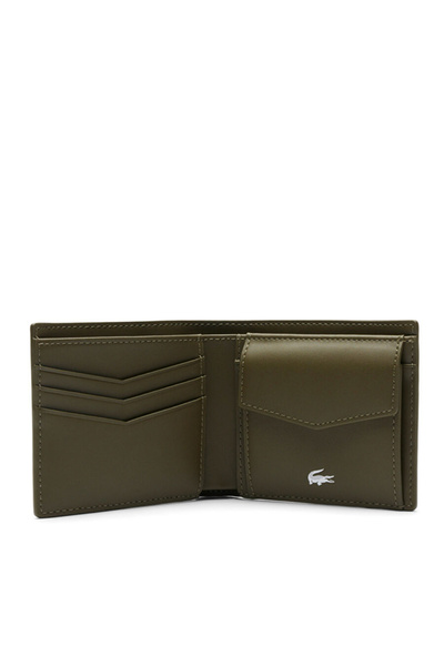 Lacoste محفظة رجالية خضراء من إلسبيتي