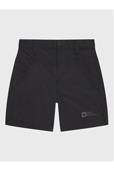 Jack Wolfskin Σορτς από ύφασμα για αγόρια 1605614 Μαύρο