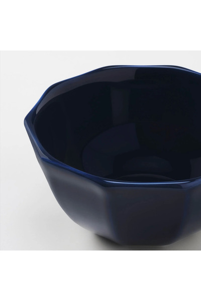IKEA Strimmig Ceramic Bowl Set, Blue, 15 Cm, 4 Pieces
