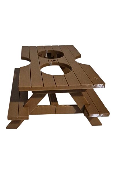 eozplus Dekoratif Sos Standı,Ketçap Mayonez Baharat Standı Ahşap Görünümlü Stand