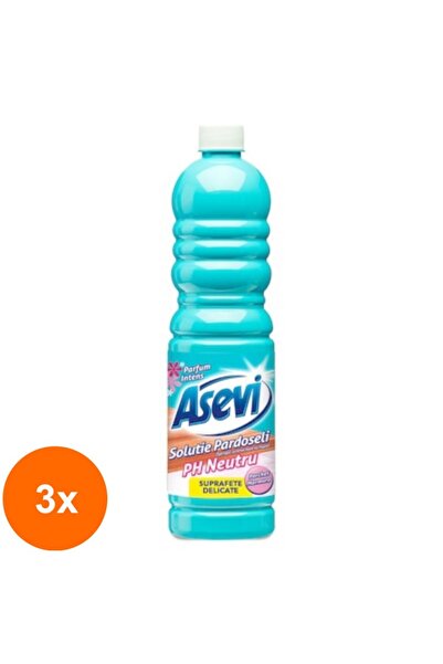 ASEVI Set of 3 x PH Neutral Floor Detergent, 1 l