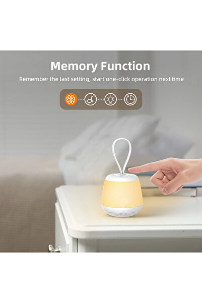 VALA VALA® W16 White Sound Device, 21 HD Sounds, 1200mAh Battery, 30/60/90 min Timer, Night