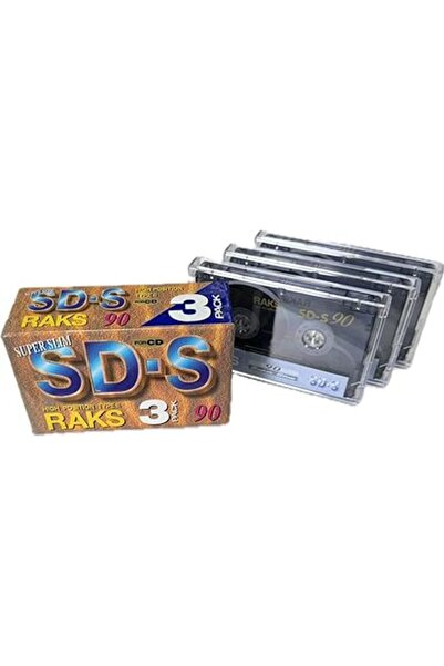 SD MEDYA كاسيت مدمج - C-90 كروم، عبوة من 3 قطع