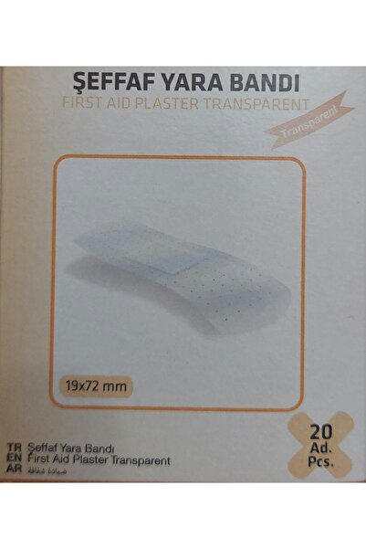 Onbir Tedarik Şeffaf Transparan Yara Bandı 1 Kutu - 20 Adet