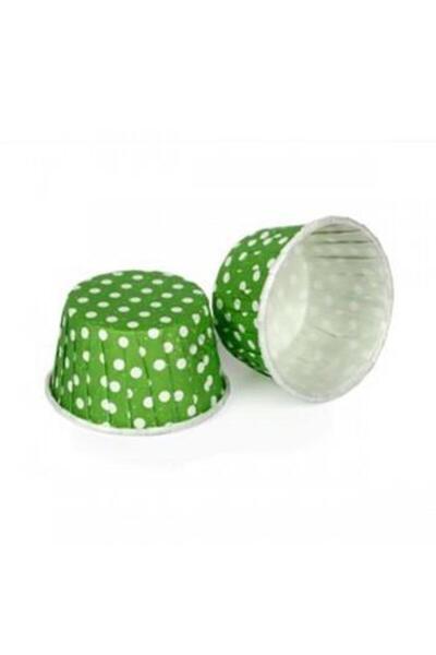 BENS Cake paper capsule pet spotted green 25 pieces