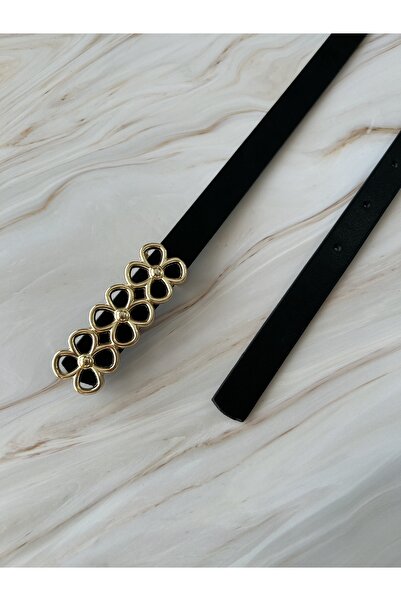 CSR AKSESUAR حزام جلدي بإبزيم ذهبي