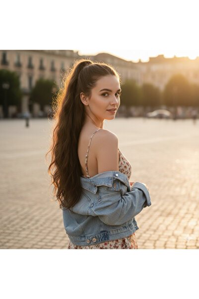 Bucuks Tied Daal Ponytail / Light Brown