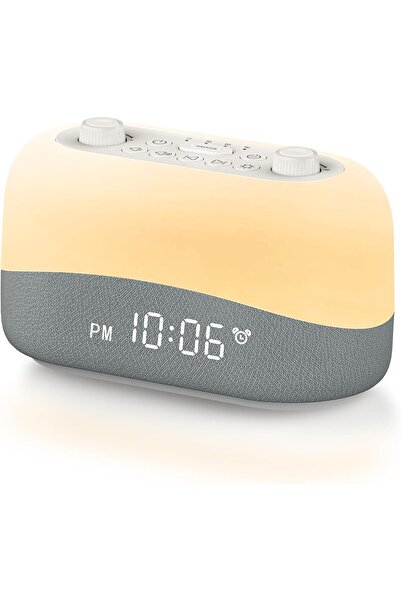 VALA Dispozitiv Sunete Albe VALA® W20, Multifunctional 4-in-1, 29 Sunete HD, 8 Culori Ajustabile, Pentru