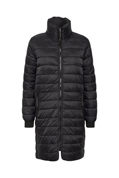 Kaffe Γυναικείο Μπουφάν με Πούπουλα 10507223 Μαύρο