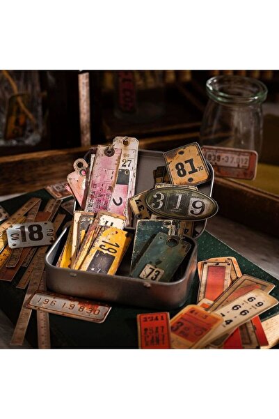 İthal P12-25 bucăți etichete autocolante din carton - Număr: 5