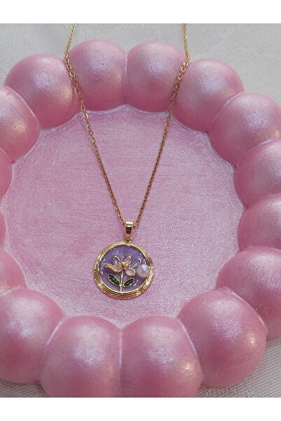 NYB Çelik takı Çelik Vintage Kolye