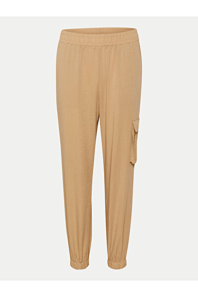 Kaffe Γυναικείο Παντελόνι από Υφασμάτινο 10552262 Μπεζ