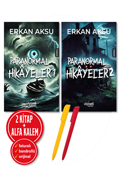 ULYSSES YAYINLARI Alfa Kalem+Erkan Aksu 2 Kitap (Paranormal Hikayeler 1-2) Ko...