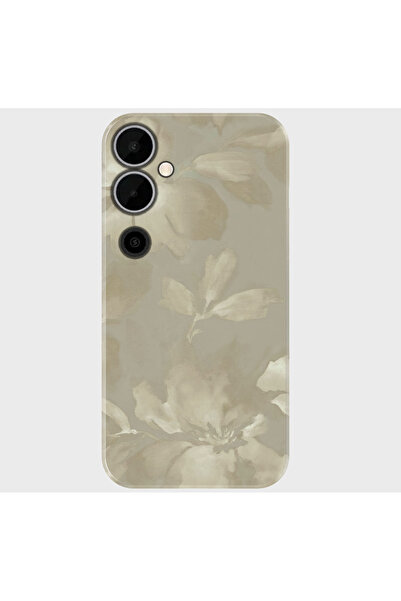 TECNO Pova Neo 2 Kılıf Baskılı Silikon ve Telefon Tutucu - whitefloral