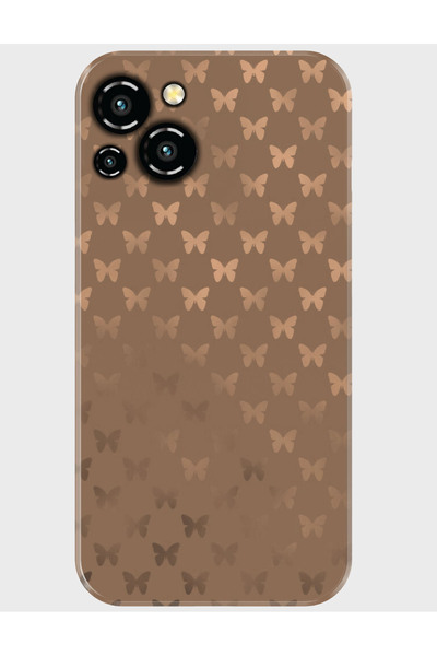 Reeder S23 Pro Max Kılıf Desenli Baskılı Silikon - brownflower