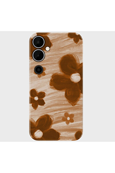 TECNO Pova 4 Pro Kılıf Desenli Baskılı Silikon - brownflower
