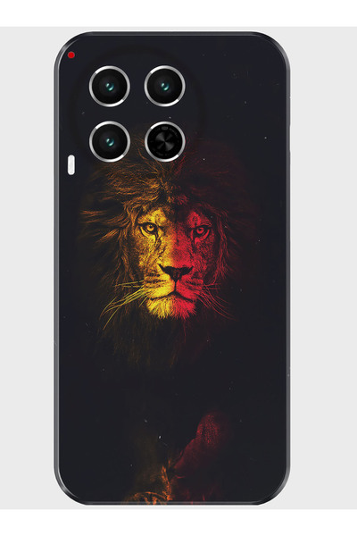 TECNO Camon 30 Kılıf (CL6) Uyumlu Kamera Korumalı Baskılı Silikon Kapak - aslan2