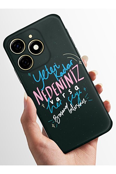 TECNO Spark 20 Uyumlu Kılıf Kamera Korumalı Baskılı Silikon Kapak