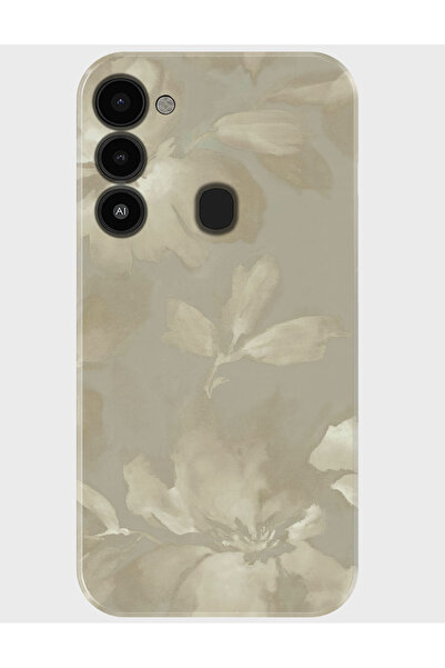 TECNO Spark 8c Kılıf Desenli Baskılı Silikon - whitefloral