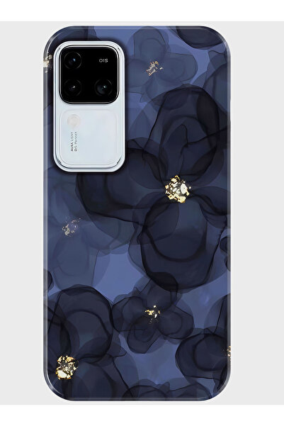 Activist Vivo V30 Kılıf Baskılı Silikon Kapak - lacivert
