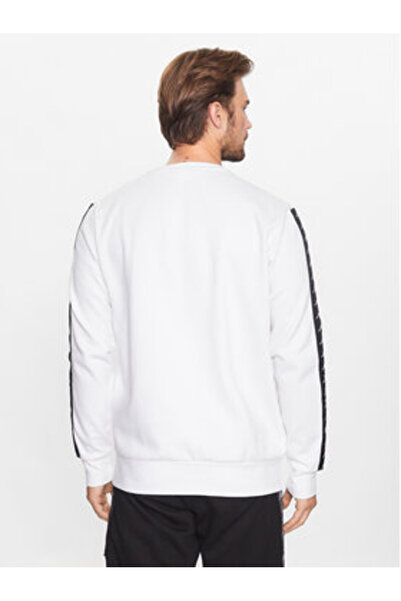 Kappa Ανδρικό Φούτερ 313005 Λευκό