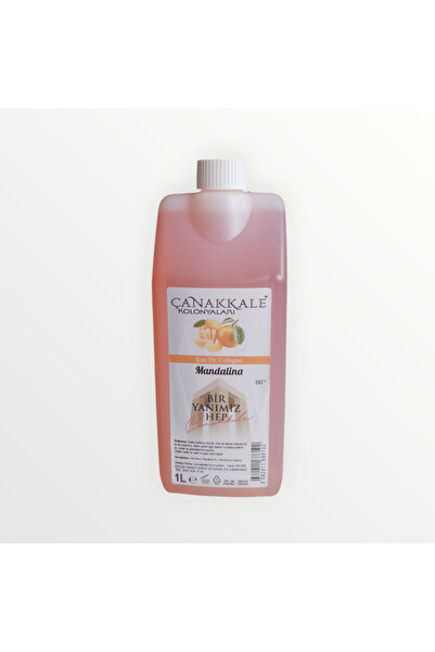 ÇANAKKALE kolonyaları Mandalina Kolonyası -1 Litre -(BİDON) Korumalı Kapak - ...