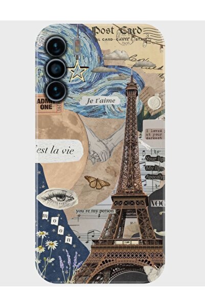 Reeder S19 Max Pro S Kılıf Desenli Baskılı Silikon - silver