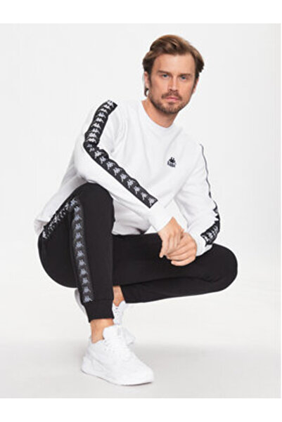 Kappa Ανδρικό Φούτερ 313005 Λευκό